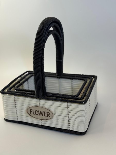 سلة 3 قطع مستطيل